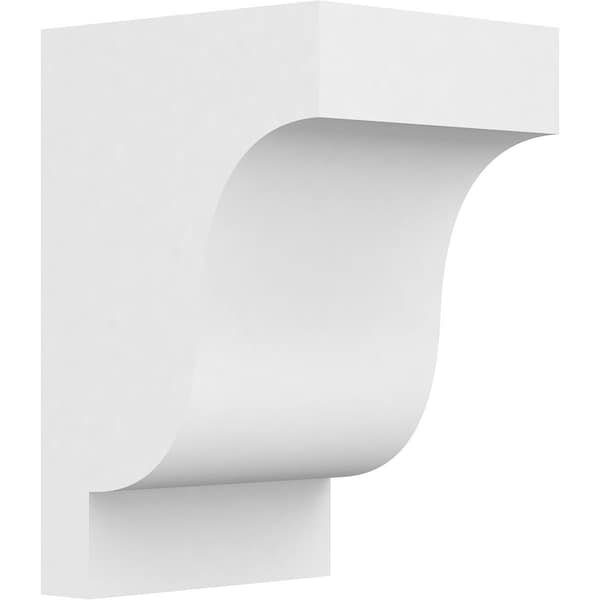 Ekena Millwork Standard Newport Architectural Grade PVC Corbel, 7"W x 8"D x 12"H CORP07X08X12NEW - main